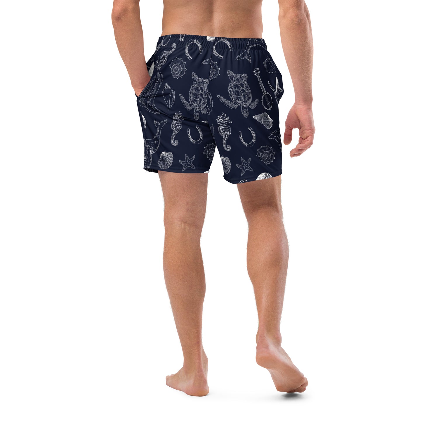 Sea-Haw Navy Men's Swim Trunks