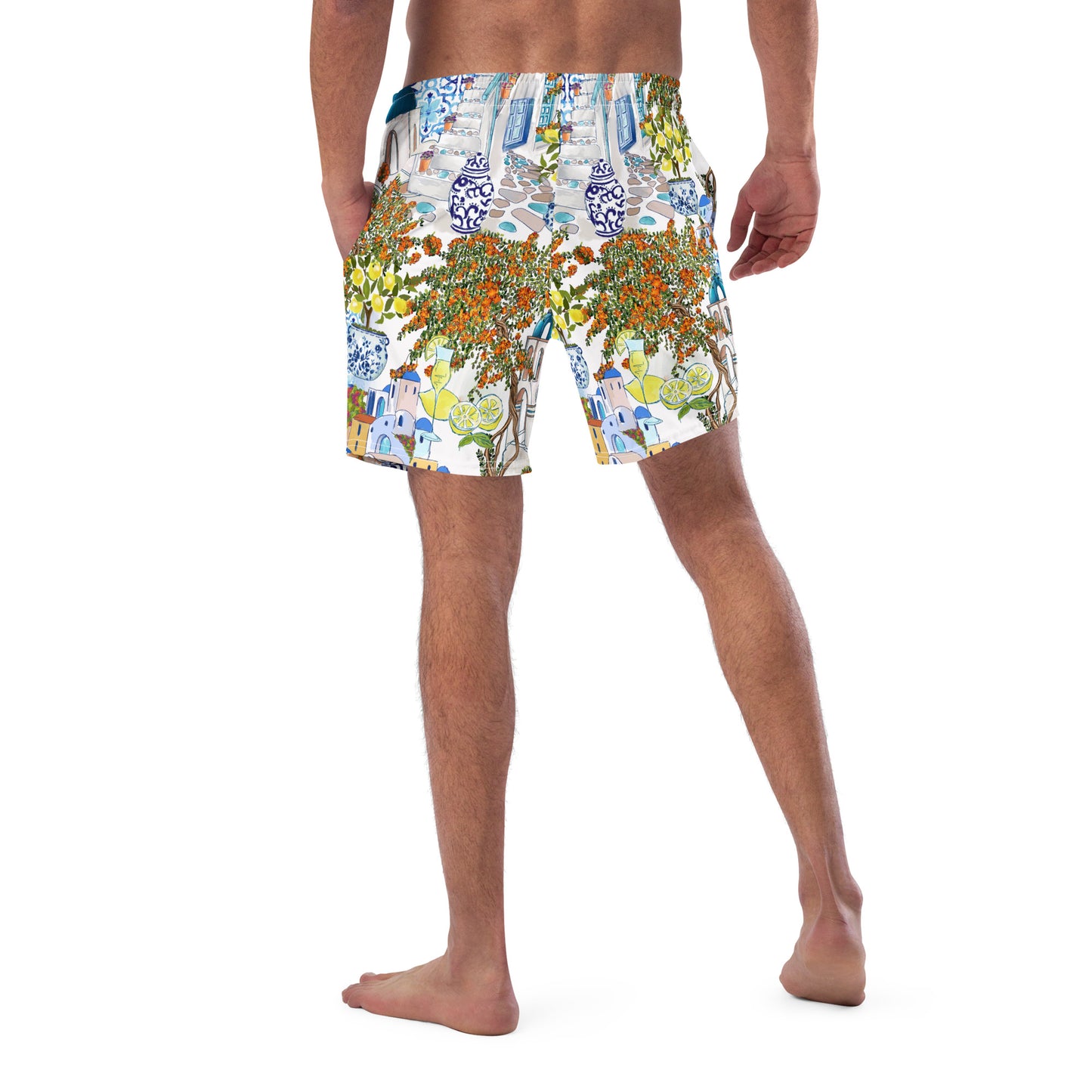 Greece Men's Swim Trunks