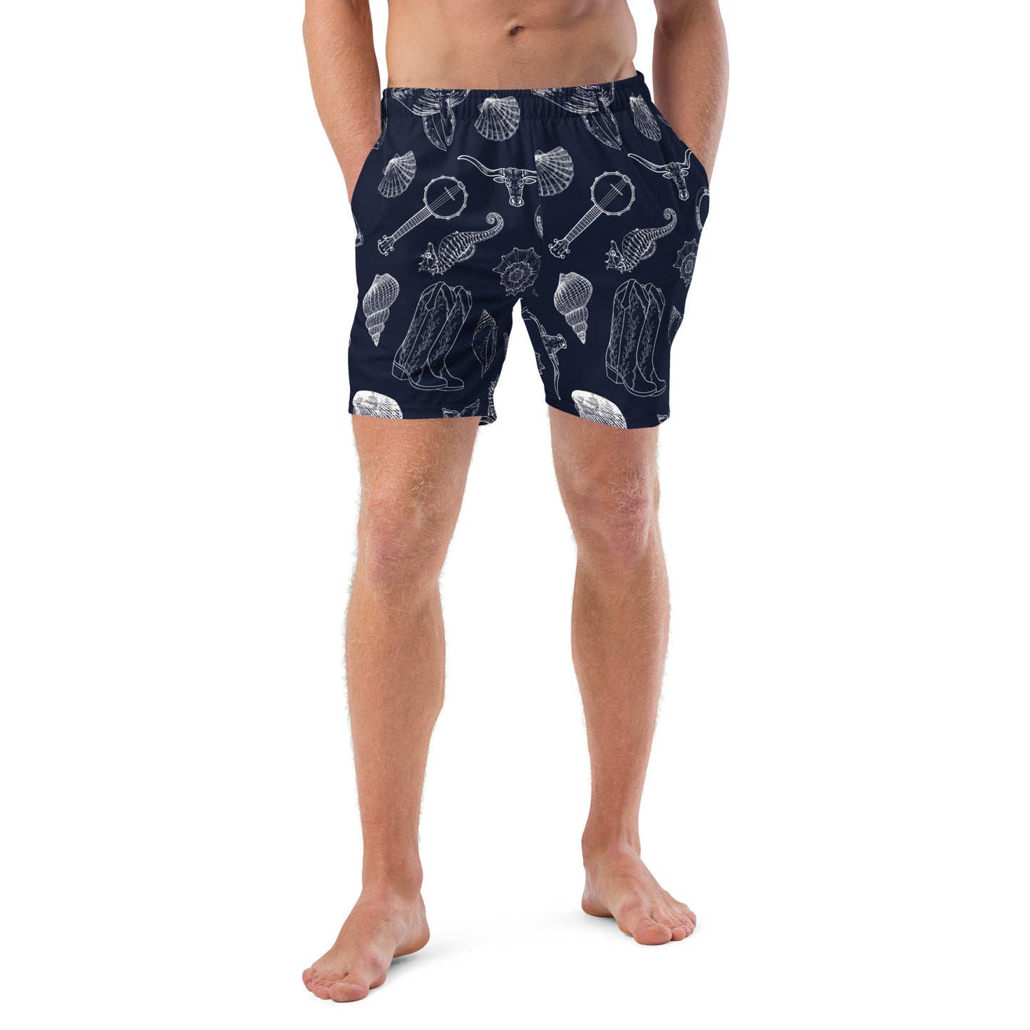 Sea-Haw Navy Men's Swim Trunks