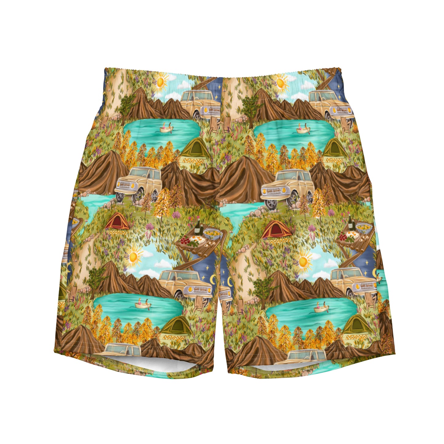Camp Bare Men's Swim Trunks