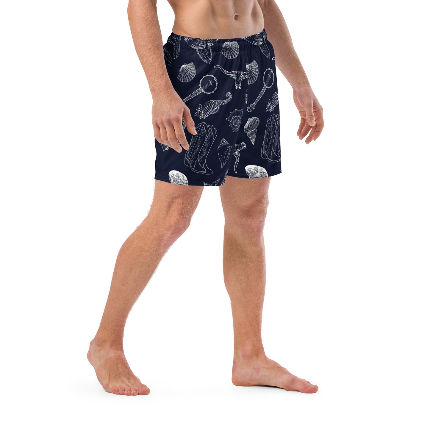 Sea-Haw Navy Men's Swim Trunks