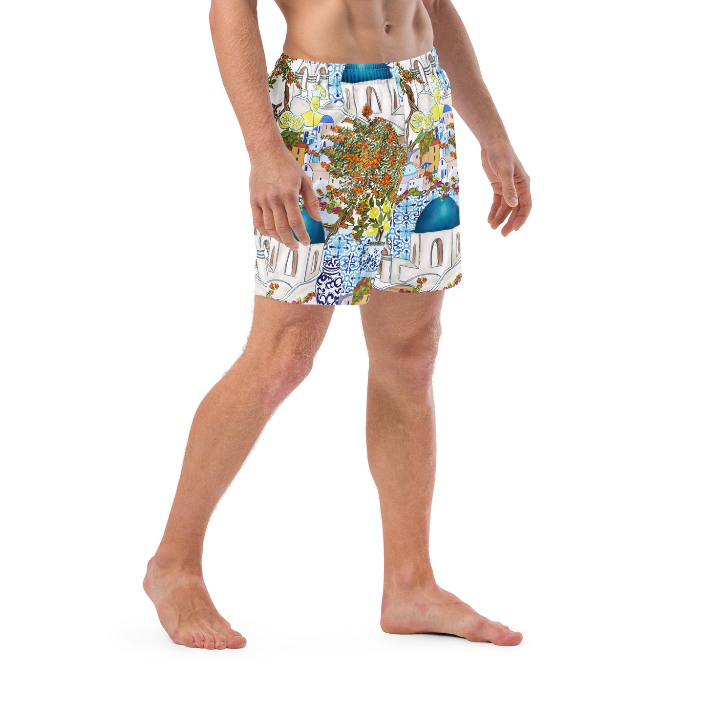 Greece Men's Swim Trunks