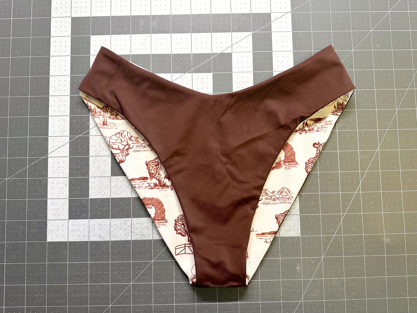 S Jackson Hole/Chocolate V-Cut Bottom