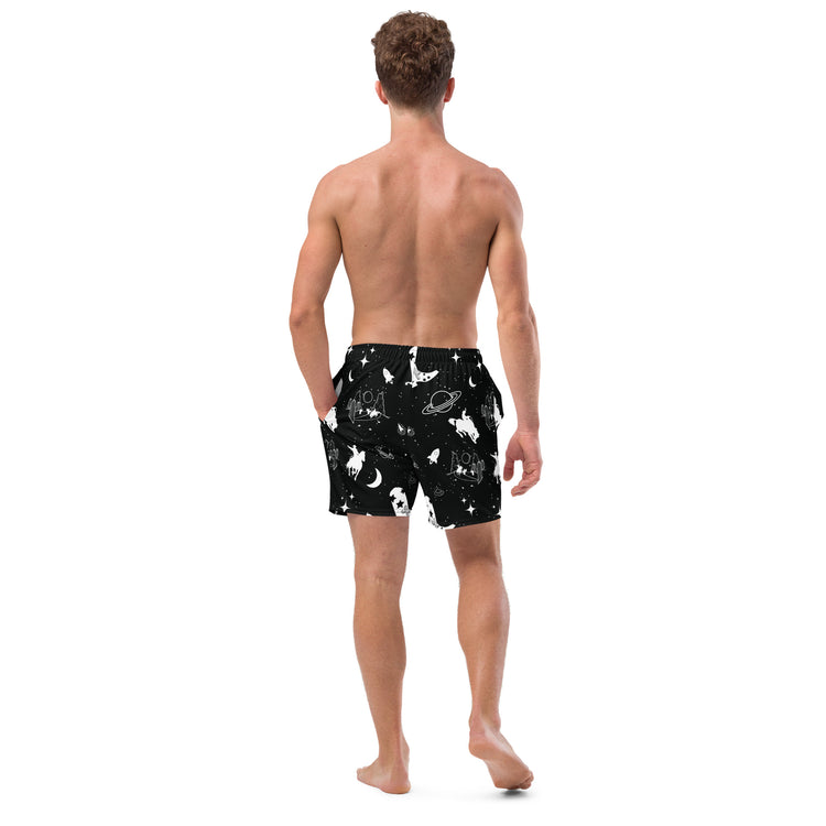 Cosmic Cowboy Men's Swim Trunks